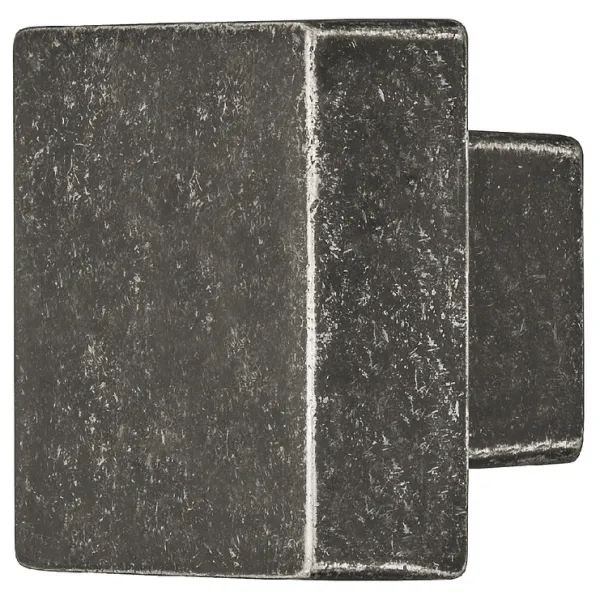 Rankenėlė vieno taško 30x30mm, H22mm, sendinto alavo spalva