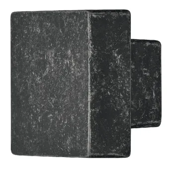 Rankenėlė vieno taško 30x30mm, H22mm, sendinto sidabro spalva