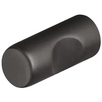 Rankenėlė 20210, vieno taško, Ø12mm, H25mm, matinė juoda spalva