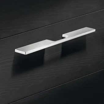Furniture handle, Finger pull handle, aluminium 