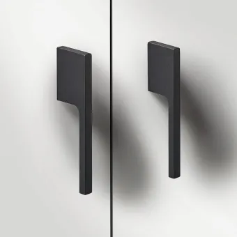 Furniture handle, Finger pull handle, aluminium 