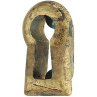 Uždengimas spynai 14x24mm send.bronza