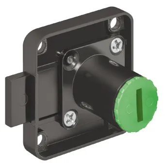Deadbolt rim lock, Häfele Symo, backset 25mm, bolt travel 8mm