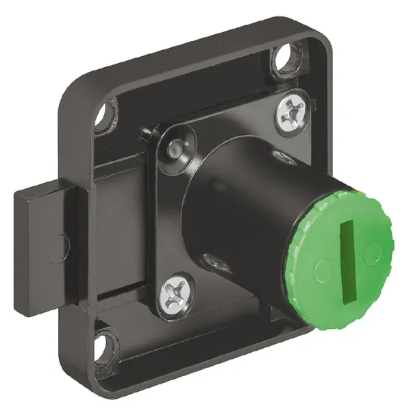 Deadbolt rim lock, Häfele Symo, backset 25mm, bolt travel 8mm