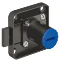 Deadbolt rim lock, Häfele Symo, backset 25mm, bolt travel 8mm