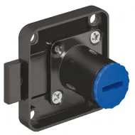 Korpusas spynelei SYMO cilindrinis L22mm, rakinama į viršų juoda