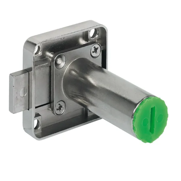 Deadbolt rim lock, Häfele Symo, with extended cylinder housing, backset 25mm