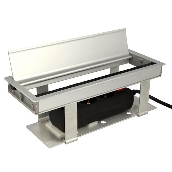 Tray for power distributing unit "PUNTA S", 78x93x264mm, aluminum