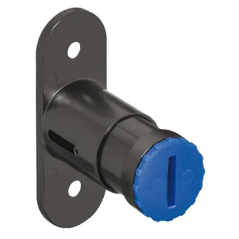 Push-button cylinder, Häfele Symo, for screw fixing