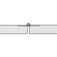 Lankstas barui 270° Ø30mm, juoda
