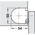 Lankstai dangčiui 340-500Ncm balta