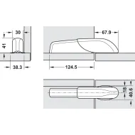 Dangteliai mechanimzui PACTA juoda