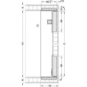 Sliding door fitting, Häfele Slido F-Flush52 20A