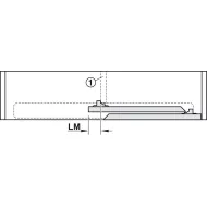 SDS SLido F-Flush52 20A med.2d. 750 anod.alium H