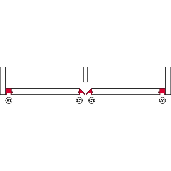 SDS SLido F-Flush52 20A med.2d. 750 anod.juoda H