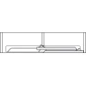 Sliding door fitting, Häfele Slido F-Flush52 20A