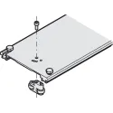 Connector profile, For 2 pivot sliding doors