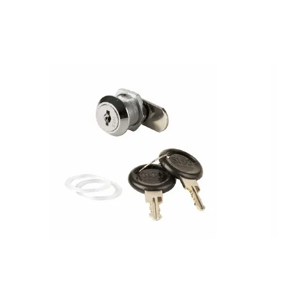 Cam lock 1916, 90°, straight cam, key to differ, chrome plated