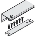 Connector profile, 2-piece set, for 1 pivot sliding door