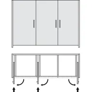 SDS HAWA CONCEPTA 25 med.1d H1250-1850mm sf