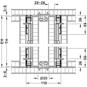 Wooden pivot sliding doors, Hawa Concepta 25, set