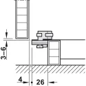Wooden pivot sliding doors, Hawa Concepta 30, set