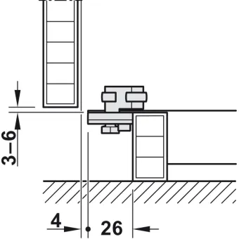 Wooden pivot sliding doors, Hawa Concepta 40, set