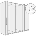 SDS HAWA CONCEPTA 3 Pull 25 medinėms 1 durims R H1200-2200mm,