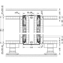 Pivot sliding door fitting, Hawa Concepta III 25 Pull