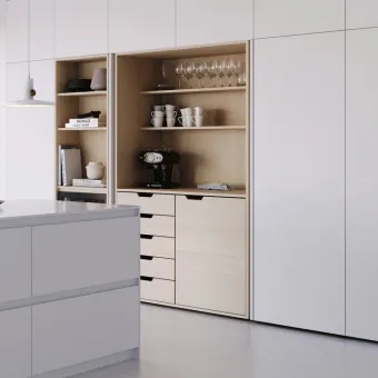 Pivot sliding door fitting, Hawa Concepta III 35 Push