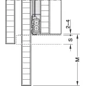 Pivot sliding door fitting, Hawa Concepta III 35 Push