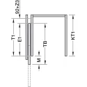 Pivot sliding door fitting, Hawa Concepta III 35 Push