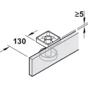 SDS HAWA FOLDING CONCEPTA 25kg H1250-1850mm, medinėms dviguboms sulankstomoms durims