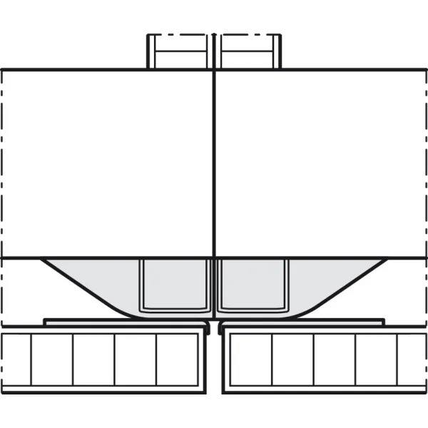 Wooden folding sliding doors, HAWA Folding Concepta 25, set, hinges with soft closing mechanism