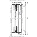 SDS HAWA FOLDING CONCEPTA 25kg H1250-1850mm, medinėms dviguboms sulankstomoms durims
