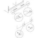 SDS HAWA FOLDING CONCEPTA 25kg H1250-1850mm, medinėms dviguboms sulankstomoms durims
