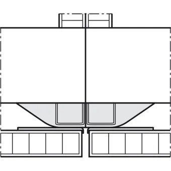 Wooden folding sliding doors, HAWA Folding Concepta 25, set, hinges with soft closing mechanism