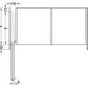 SDS HAWA FOLDING CONCEPTA 25kg H1851-2600mm, medinėms dviguboms sulankstomoms durims