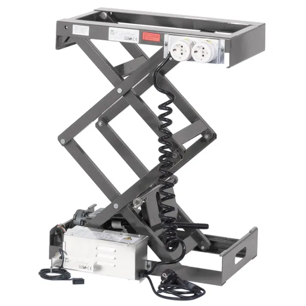Elektrinis lentynų pakėlimo mechanizmas 80kg 510x400mm
