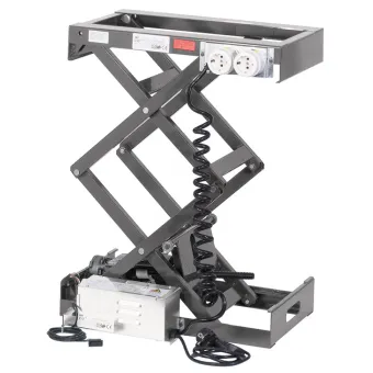 Lift system, Double scissor mechanism, load bearing capacity 80kg