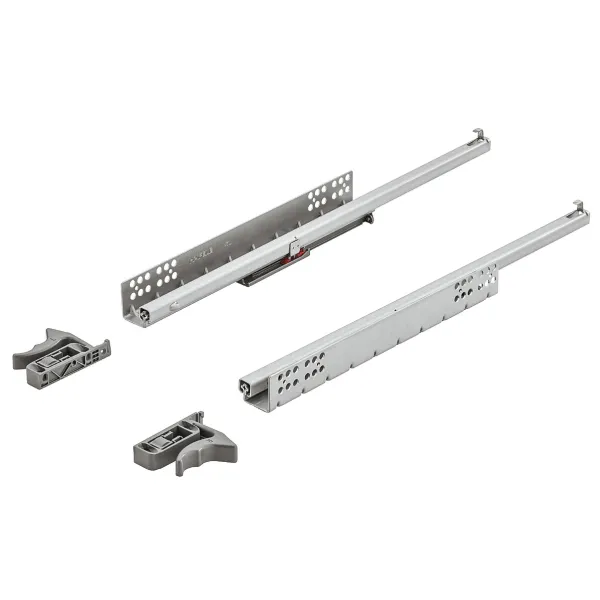 Bėgeliai paslėptieji MX UMS dalinio ištraukiama L380mm, 25kg, clip