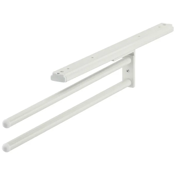 Rankšluostinė ištraukiama dviguba L450mm, balta