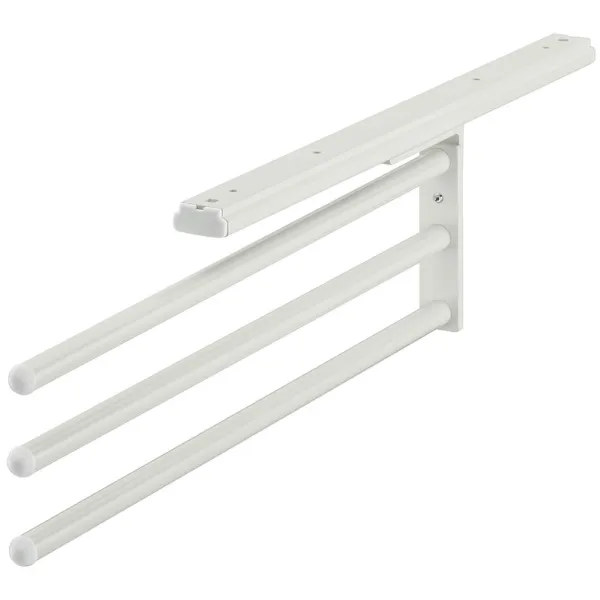 Rankšluostinė ištraukiama triguba L450mm, balta