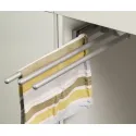 Rankšluostinė ištraukiama vienguba L450mm, matinis chromas