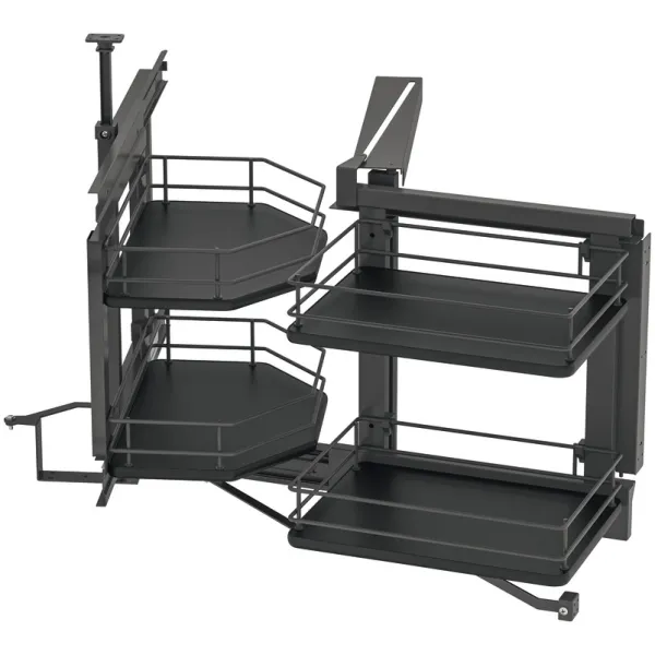 Pull out and turn for corner cabinets, Häfele
