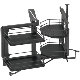 Pull out and turn for corner cabinets, Häfele