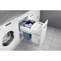 Pull-out laundry basket set Hailo, for installation behind fronts, W600mm, 2x33/1x12/1x2.5l