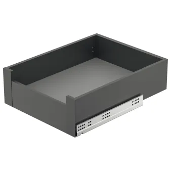 Front fixing bracket set, for Matrix Box Slim A internal drawer (anthracite)