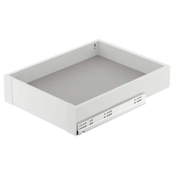 Front fixing bracket set, for Matrix Box Slim A internal drawer (white)