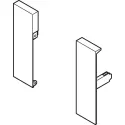 Front fixing bracket set, for Matrix Box Slim A internal drawer (white)
